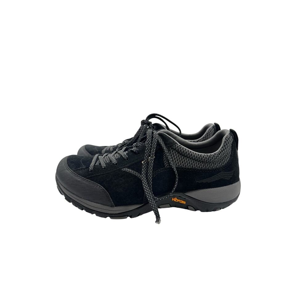 Dansko Black Leather and Fabric Waterproof Hiking Shoes Size 39 Wide US 8.5W